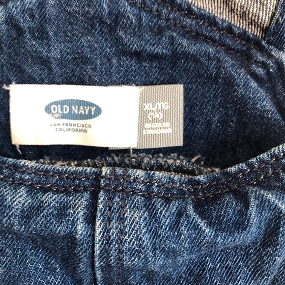 Old Navy | Denim Jean Short Bib Overalls - Picture 2 of 7